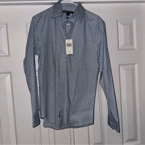 Michael Kors Dress Shirt Pale Blue Size Small NWT